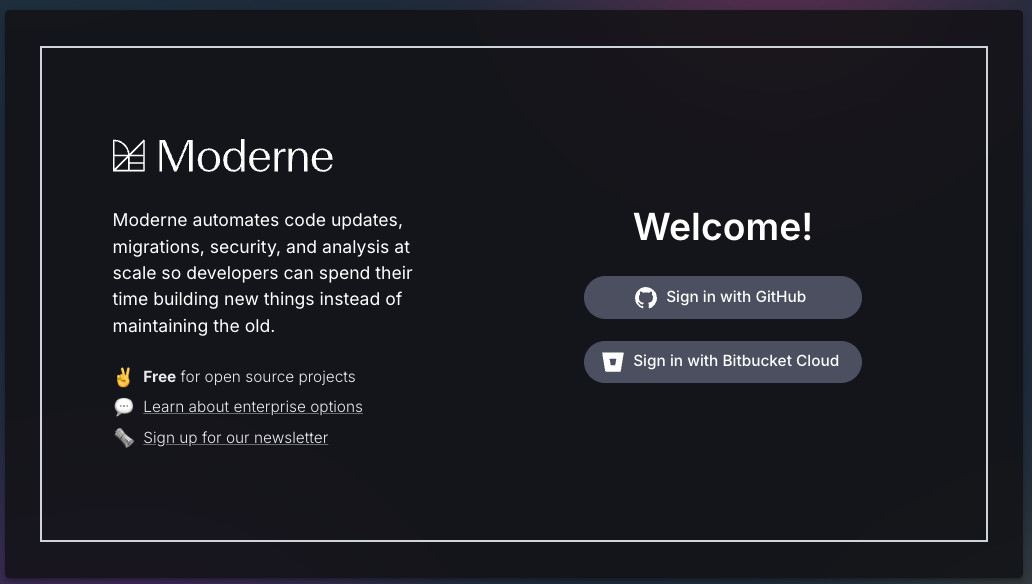 Moderne Login Button